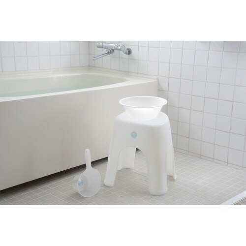 風呂椅子 ミルキーバス 高さ40cm ホワイト