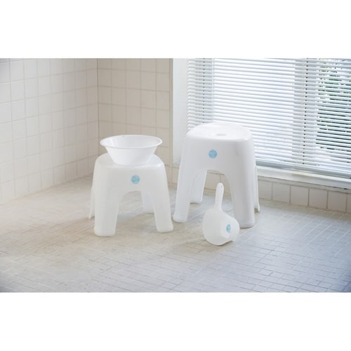 風呂椅子 ミルキーバス 高さ40cm ホワイト