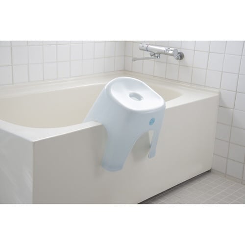 風呂椅子 ミルキーバス 高さ30cm ブルー