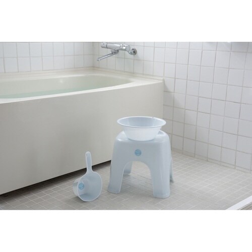 手桶 ミルキーバス 洗面器 ブルー