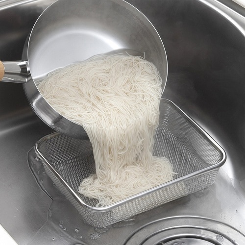 ザルバット3点セット ワイド深型 角ザル 角バット