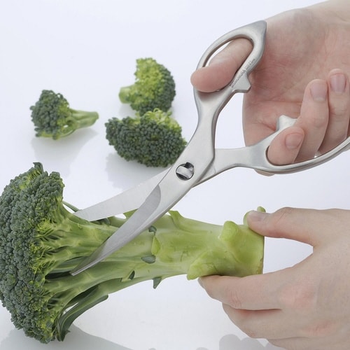 キッチンばさみ オールステンレス カーブ