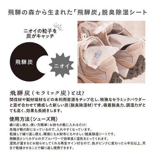 除湿シート シューズ用 脱臭除湿シート 3足