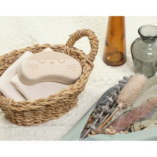 収納 ひげケース 猫のひげ 木製 ビーンズ