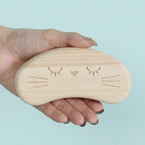 収納 ひげケース 猫のひげ 木製 ビーンズ