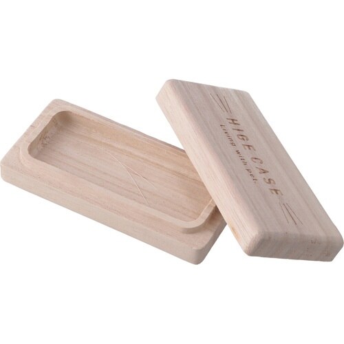 収納 ひげケース 猫のひげ 木製 スクエア