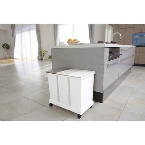 ゴミ箱 台座付オープンペール 3個セット 分別