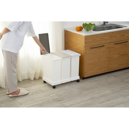 ゴミ箱 台座付オープンペール 3個セット 分別