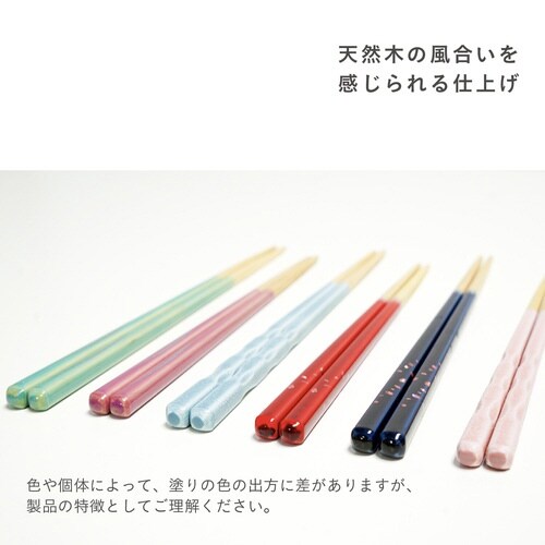 ほんとうにすべらないお箸 21cm ブルー