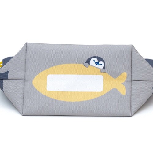 弁当袋 ぎゅっとランチきんちゃく 保冷 ペンギン