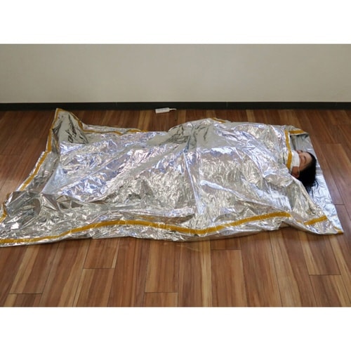 簡易寝袋 緊急 簡易 アルミ寝袋 静音タイプ