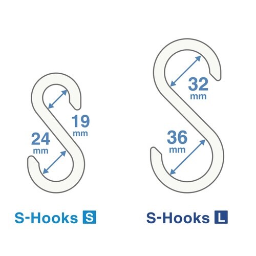 フック 大 Sフック 引っ掛け 5個入り