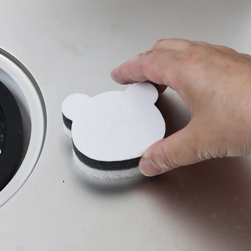 シンク洗い クマ シンクに貼り付く お掃除