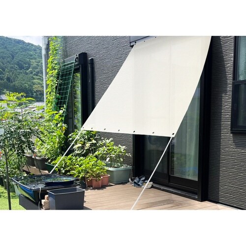 日除け 遮熱オーニング ホワイト