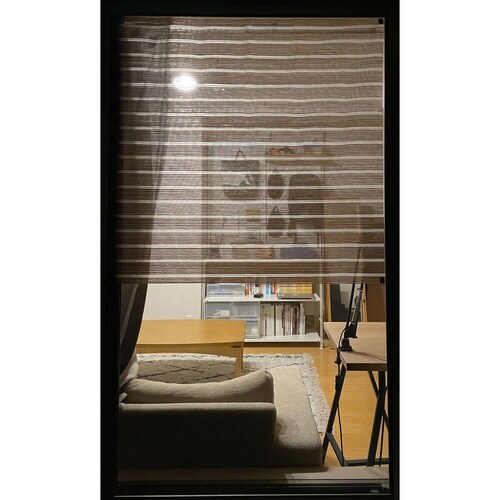 網戸シート 網戸に取り付ける ブラウン