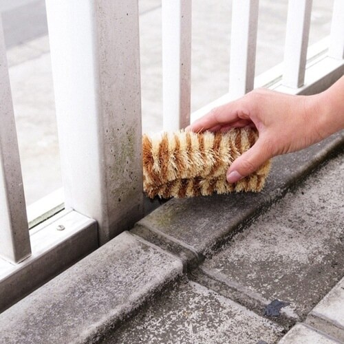 角までコケ無いたわし ロング 清掃用品