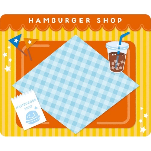 ハンバーガー屋さんセット ねんど4色入