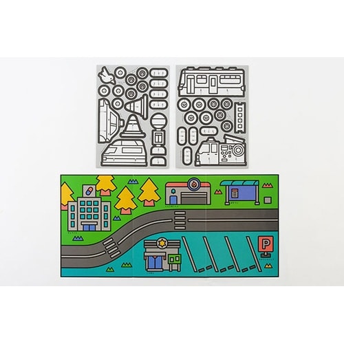 はじめてのダンボール工作キット まちのくるま