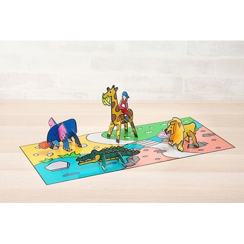 はじめてのダンボール工作キット どうぶつえん