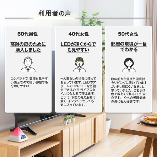 温湿度LEDアラーム