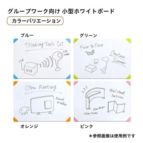 グループワークホワイトボードA3グリーン