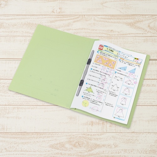 年組氏名PPフラットF A4SUC緑色