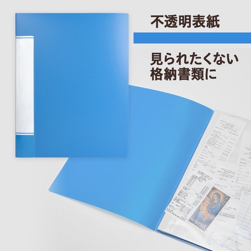 透明ポケットファイル 40P FBL