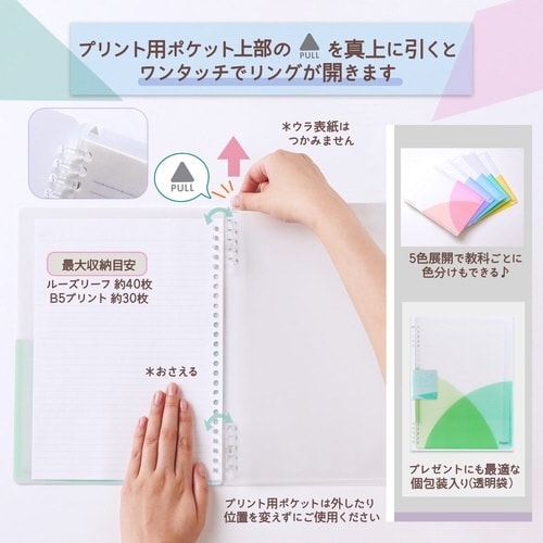 ルーズリーフバインダー マスカットG