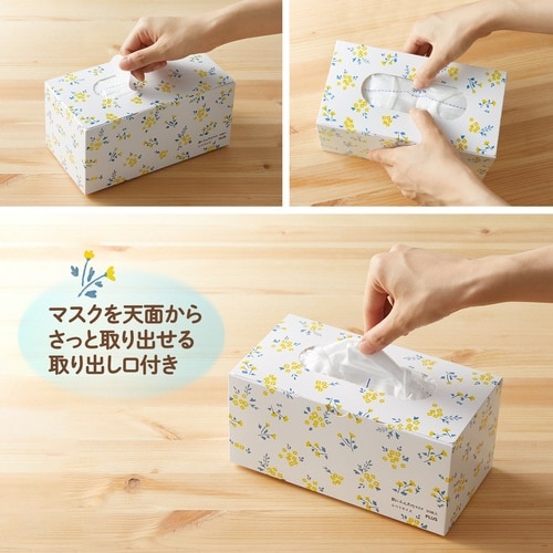 肌にふんわりマスク フラワーボックス