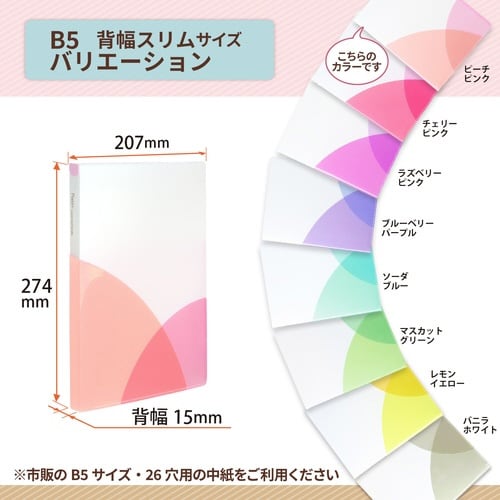 PASTYルーズリーフバインダーS PP