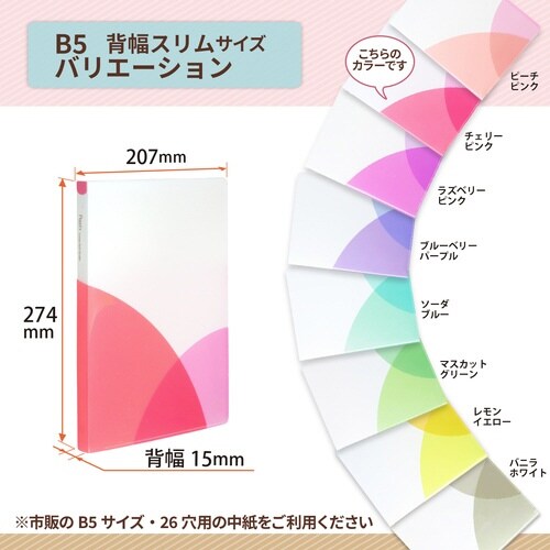 PASTYルーズリーフバインダーS CP
