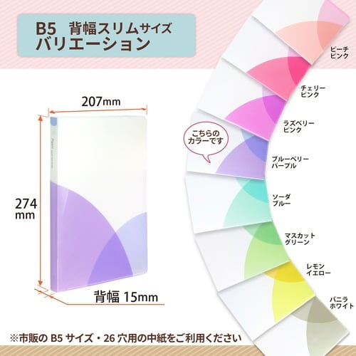 PASTYルーズリーフバインダーS BP