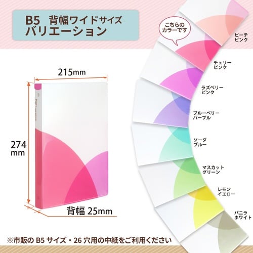 PASTYルーズリーフバインダーW CP