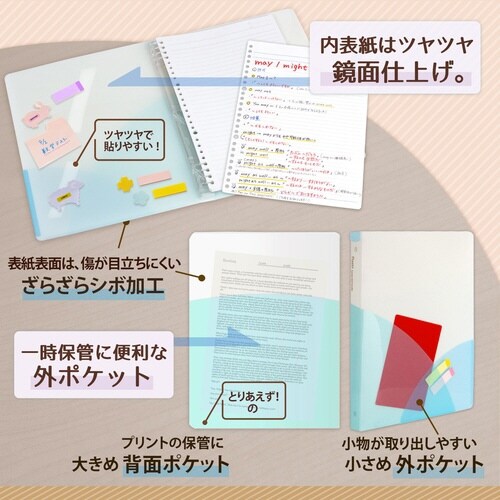 PASTYルーズリーフバインダーW SB