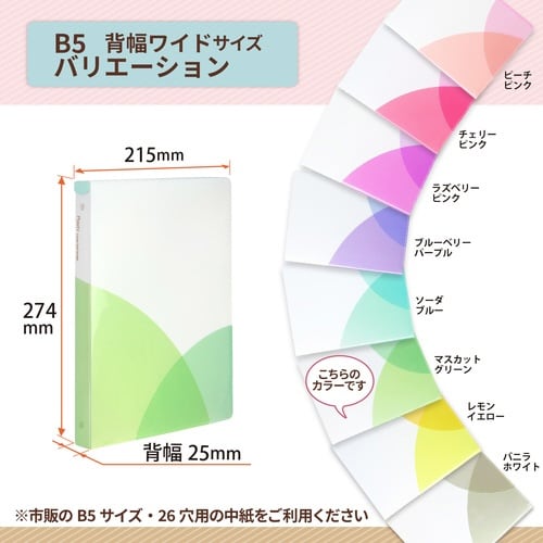 PASTYルーズリーフバインダーW MG