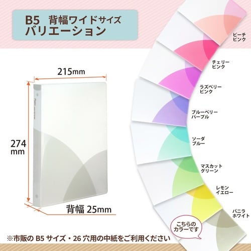 PASTYルーズリーフバインダーW VW