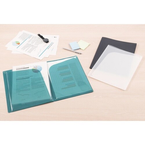 ポイ・ファイル A4 8ポケット/ブルー×40