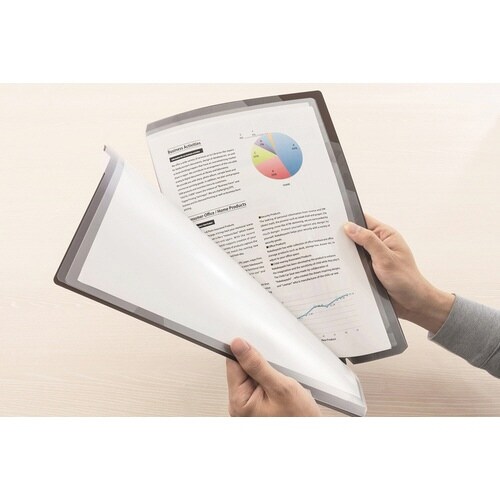 WインデックスホルダーA4 4ポケット/濃灰×60