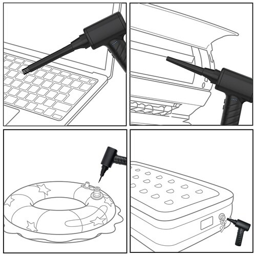 デンドウエアダスタージュウデンシキ/ブラック×12