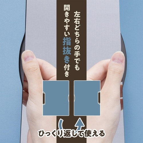 スイングクリップファイル/A4/ライトグレー×20