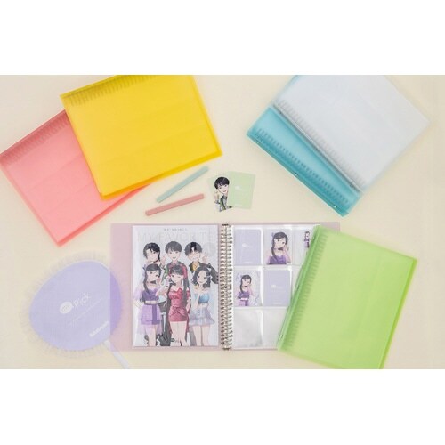 マイピック/トレカバインダー/A4/紫×16