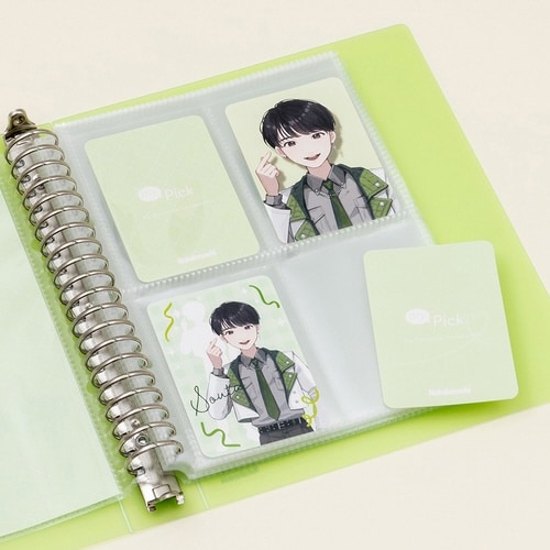 マイピック/トレカバインダー/A5/グリーン×20