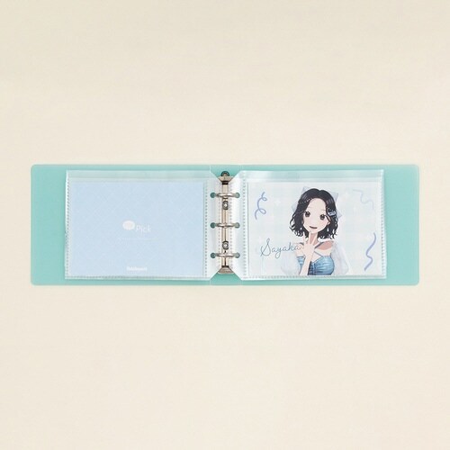 マイピック/フォトバインダー/エルバン/青×18