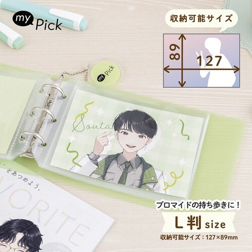 マイピック/フォトバインダー/エルバン/赤×18