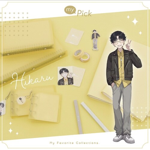 マイピック/フォトバインダー/エルバン/黄×18