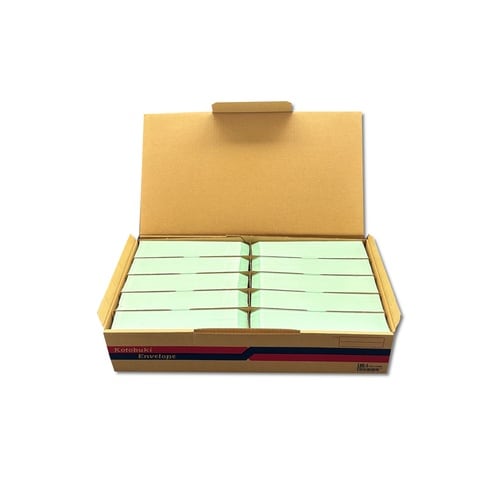 長形4 コニーラップ 水色 70g 02948