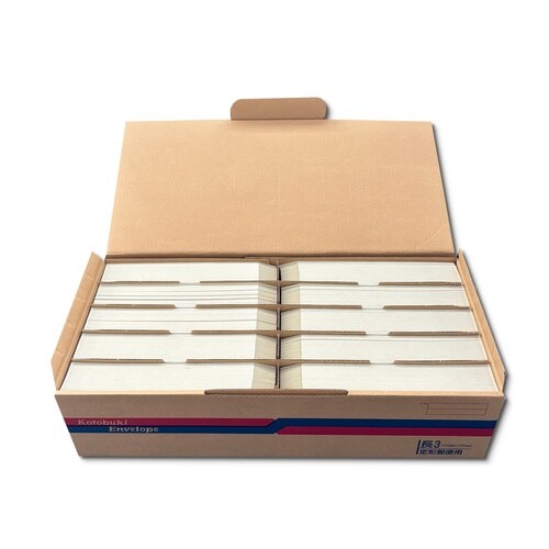 長形3 ハーフトーン グレー 80g 03064