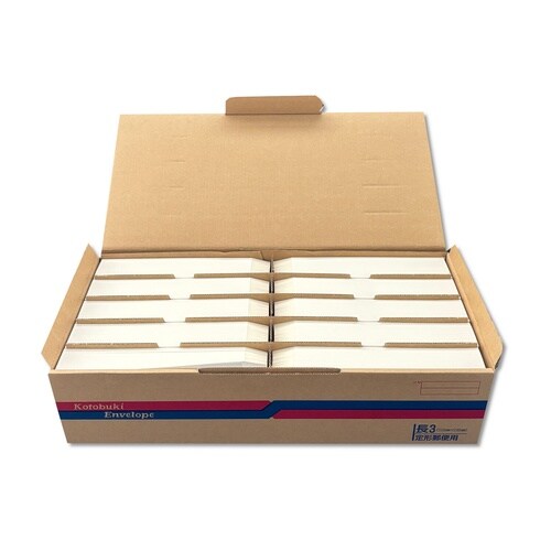 長形3 ハーフトーン ホワイト 80g 03069