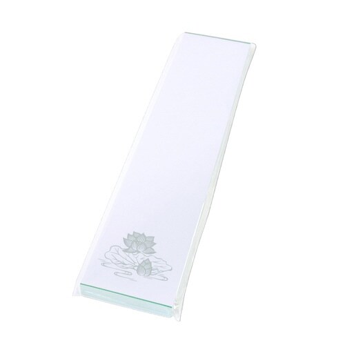 札紙 無字 蓮・銀刷×5