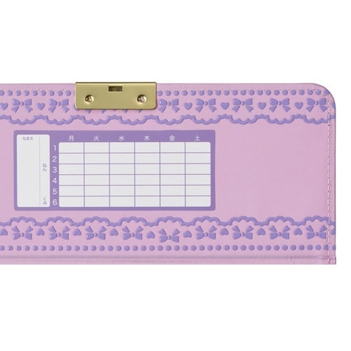 すべりにくい片開筆入 くるグリップ ピンク 2個